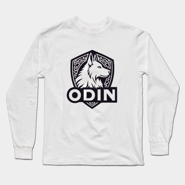 Odin The White Swiss Shepherd Long Sleeve T-Shirt by Odin - The White Swiss Shepherd 